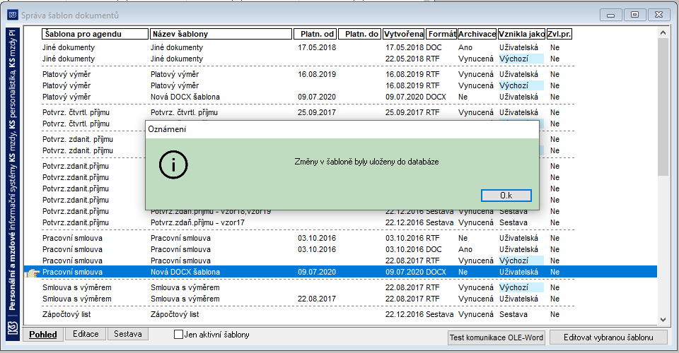 Sablona dokumentu DOCX-Sprava sablon dokumentu-Zmeny v sablone byly ulozeny do databaze.png