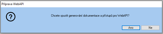 Soubor:Chcete spustut generovani dokumentace a pristupu pro WebAPI.png