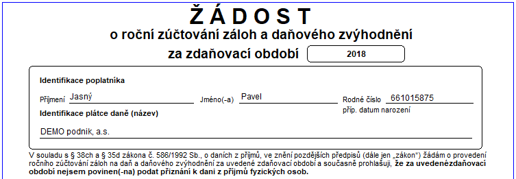 Soubor:Zadost o rocni zuctovani-Hlavicka-Priklad1.png
