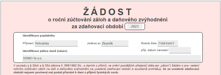 Soubor:Zadost o rocni zuctovani-Pozadavek-Hlavicka-2023.png